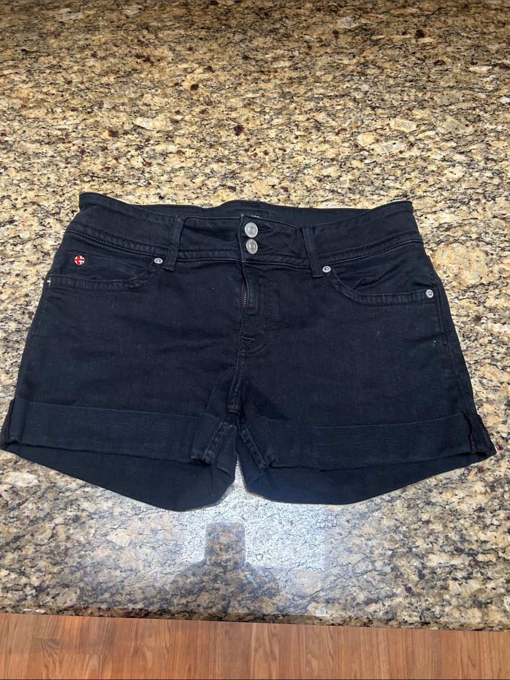 Hudson Jeans Black Shorts Size 28